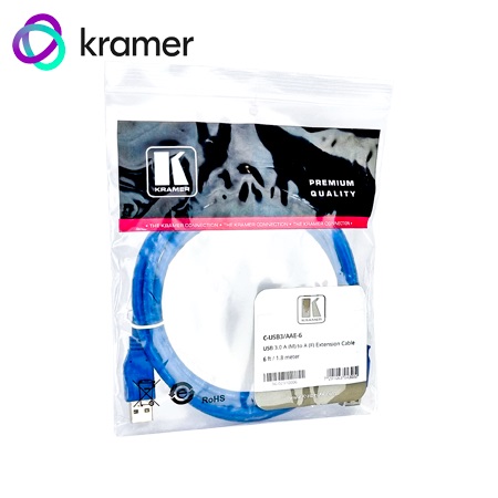 CABLE EXTENSOR KRAMER C-USB3/AAE-6 USB 3.0 6FT - 1.8M (96-02310006)